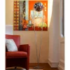Lampada da Terra con Struttura in Metallo e LED Integrato Made in Italy - Rione