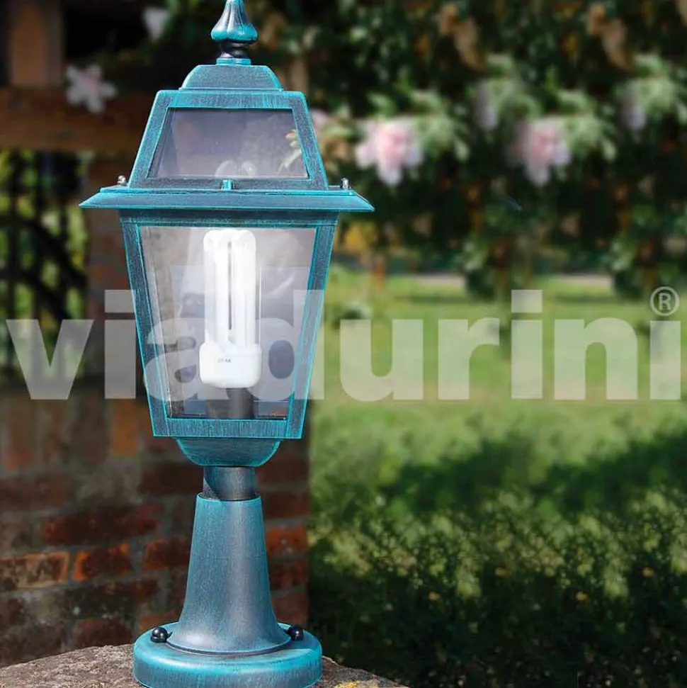Lampada da terra da esterno in alluminio fatta in Italia, Kristel