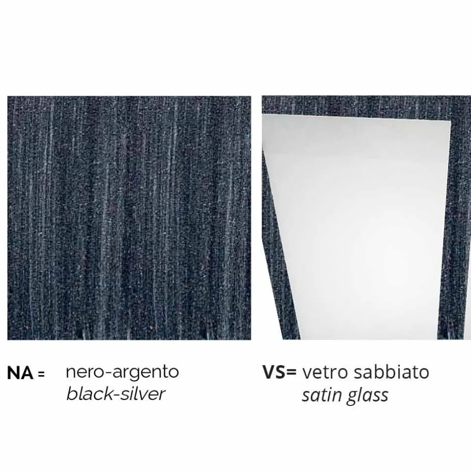 Lampada da terra da esterno in alluminio fatta in Italia, Kristel