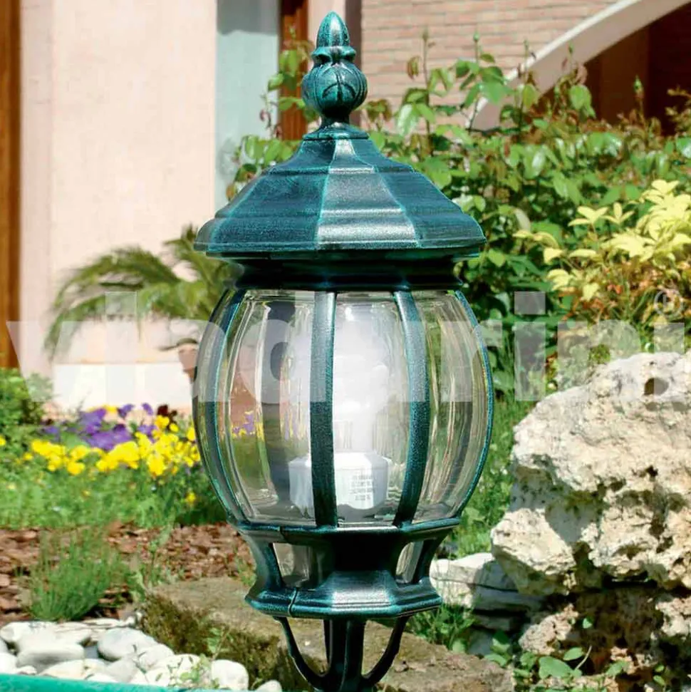 Lampada da terra da giardino in alluminio prodotta in Italia, Anika