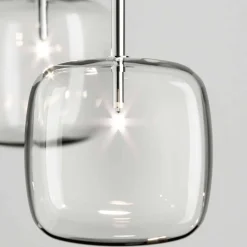 Lampada da Terra Design con Struttura in Metallo Lucido Made in Italy - Donatina