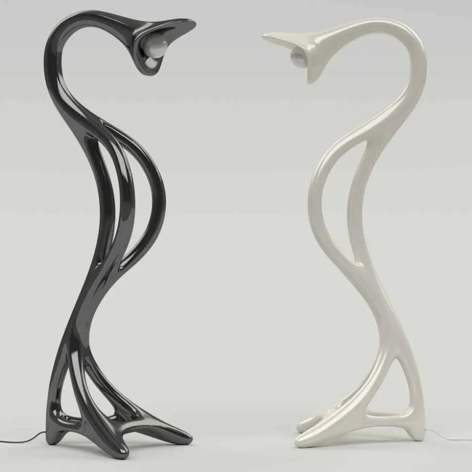 Lampada da terra design moderno Drago made in Italy