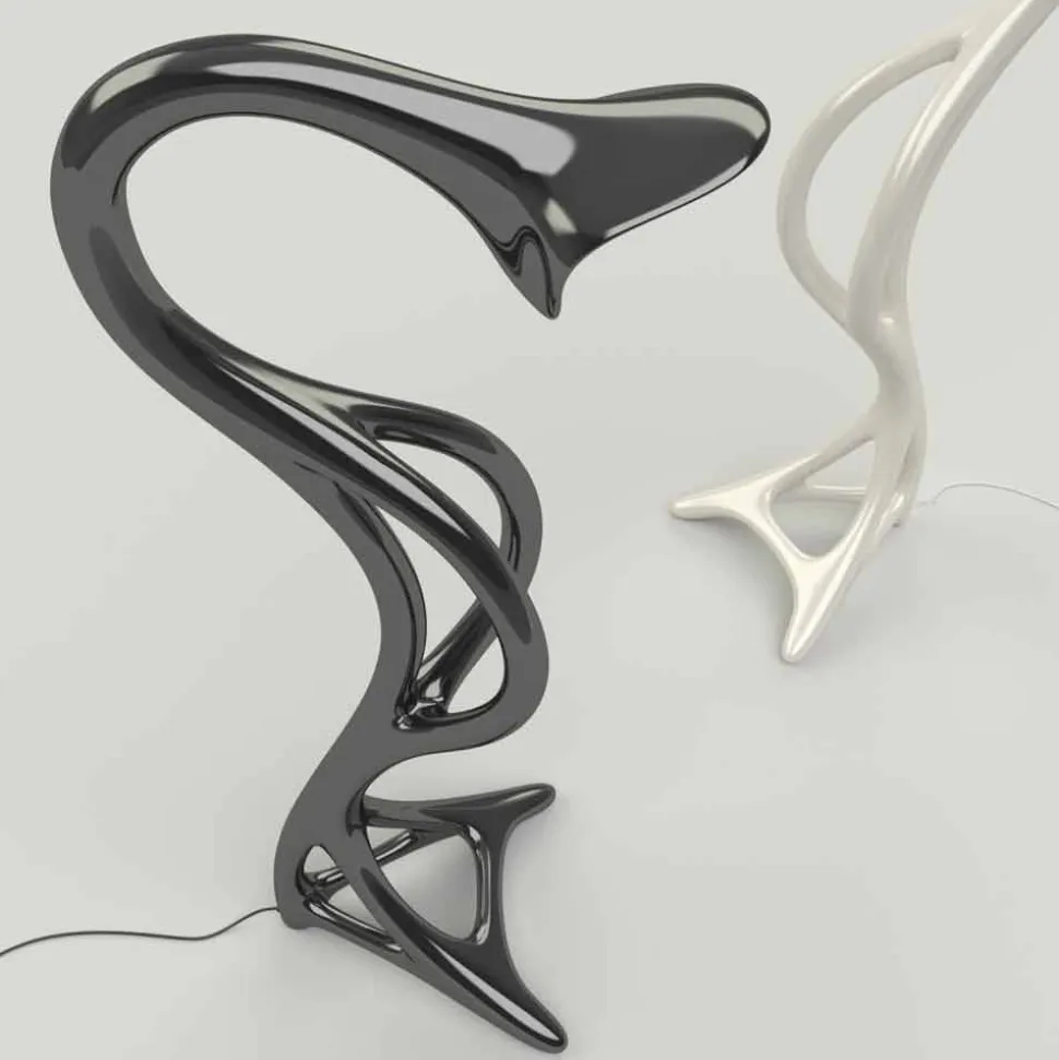 Lampada da terra design moderno Drago made in Italy