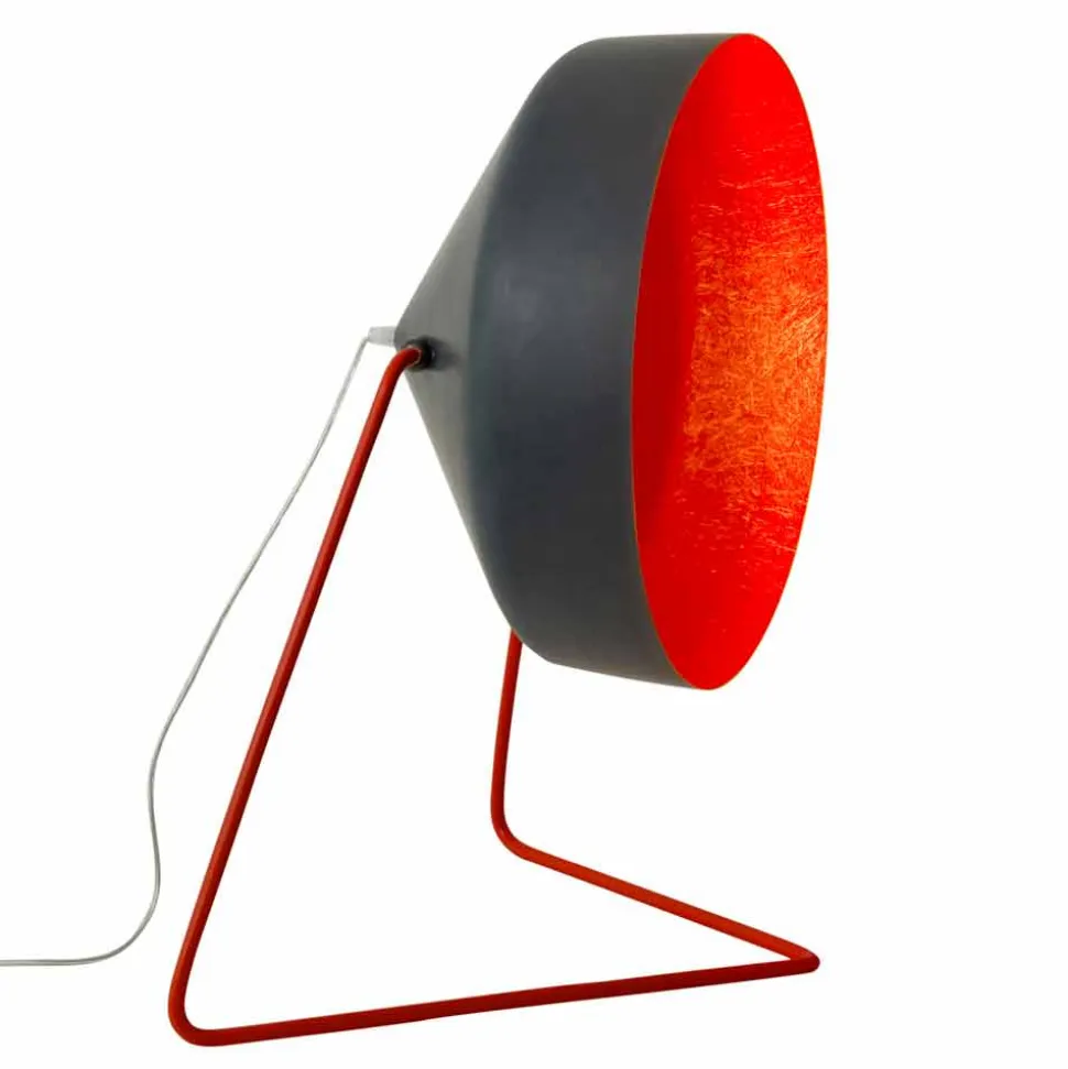 Lampada da terra di design In-es.artdesign Cyrcus F Lavagna in resina