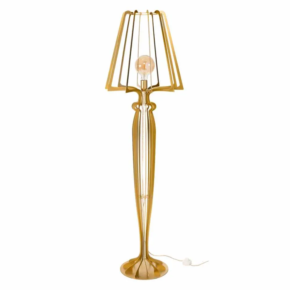 Lampada da Terra di Design Moderno in Ferro Made in Italy – Giunone