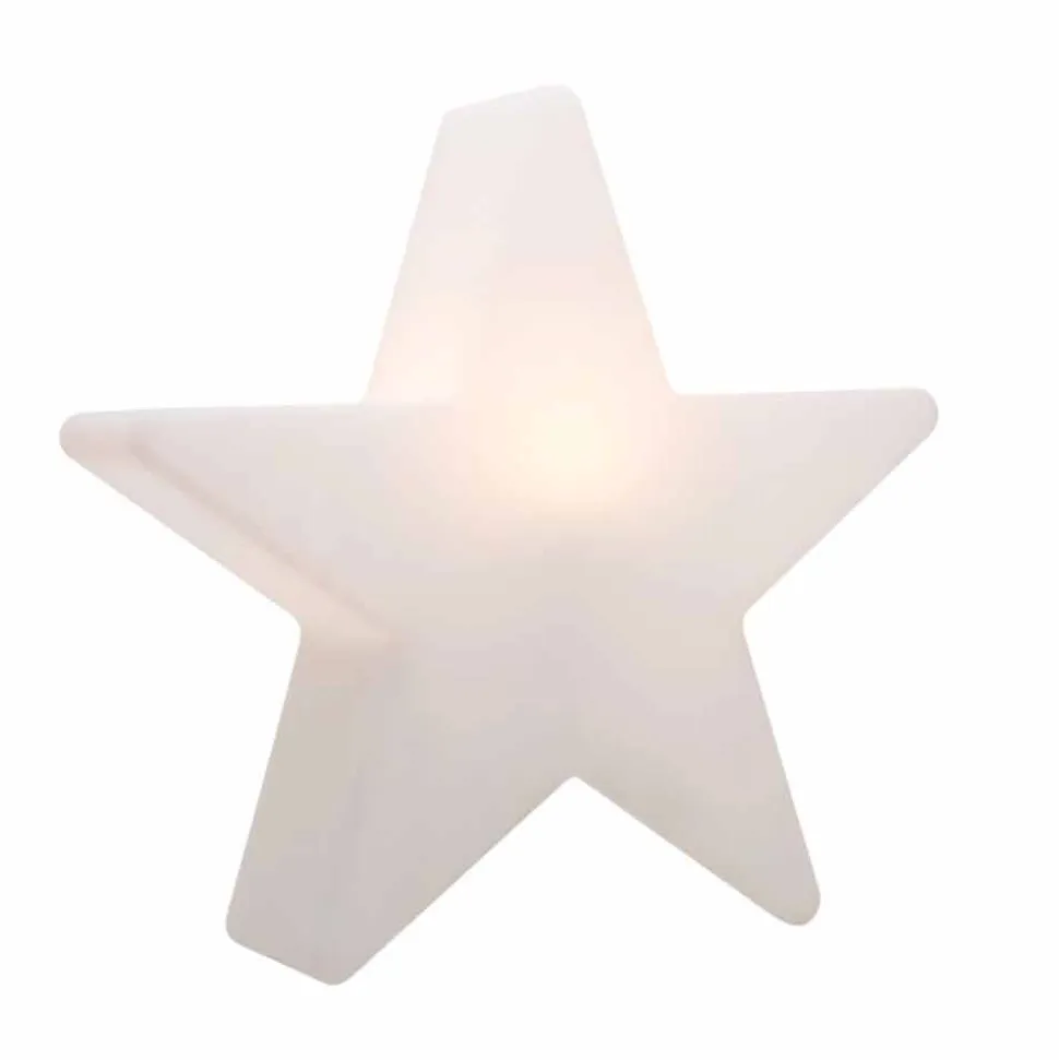 Lampada da Terra Forma a Stella Bianco o Rosso, Design Moderno - Ringostar