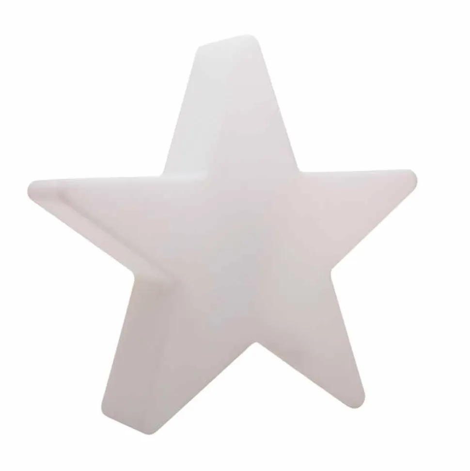 Lampada da Terra Forma a Stella Bianco o Rosso, Design Moderno - Ringostar