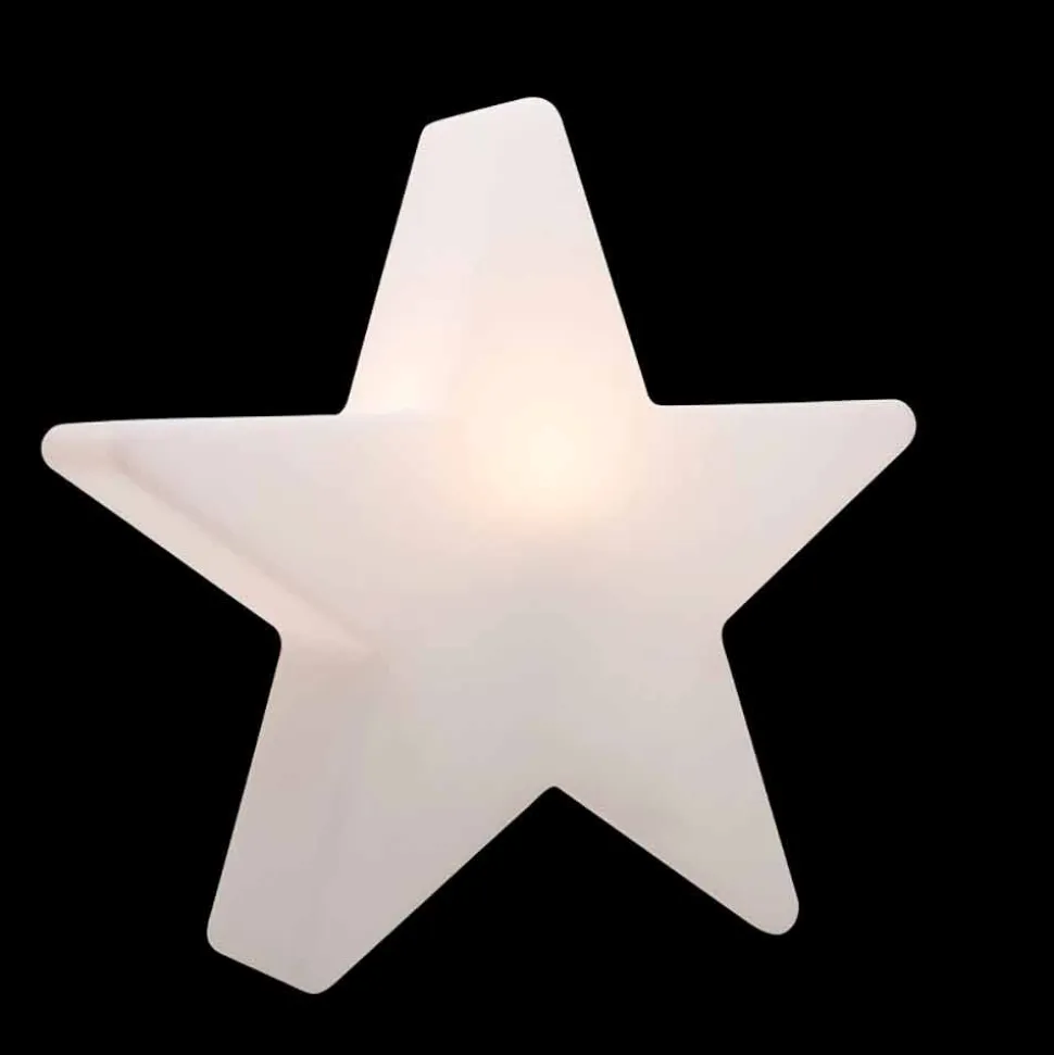 Lampada da Terra Forma a Stella Bianco o Rosso, Design Moderno - Ringostar