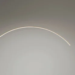 Lampada da Terra in Metallo Verniciato con Luce LED Dimmerabile - Eucalipto