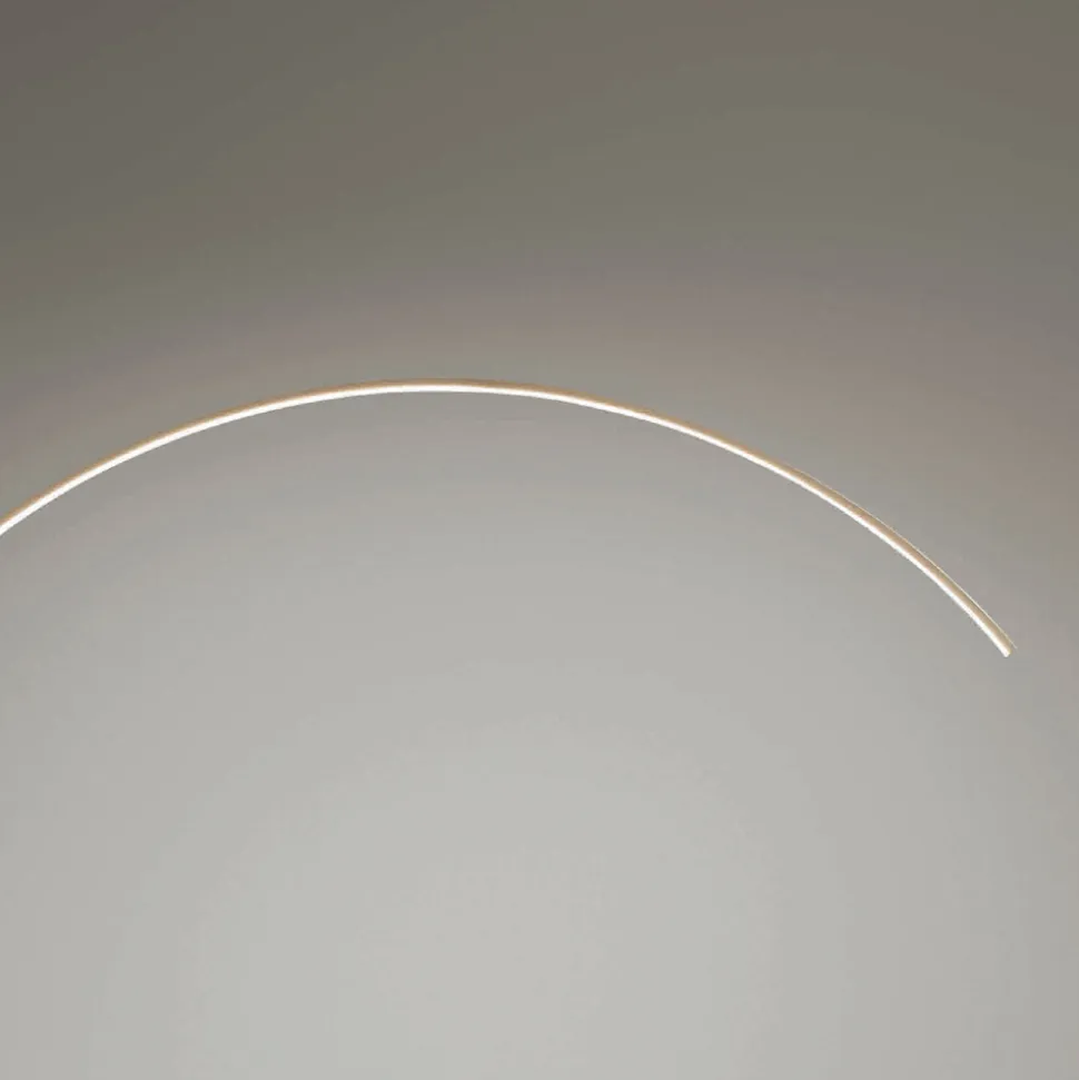 Lampada da Terra in Metallo Verniciato con Luce LED Dimmerabile - Eucalipto