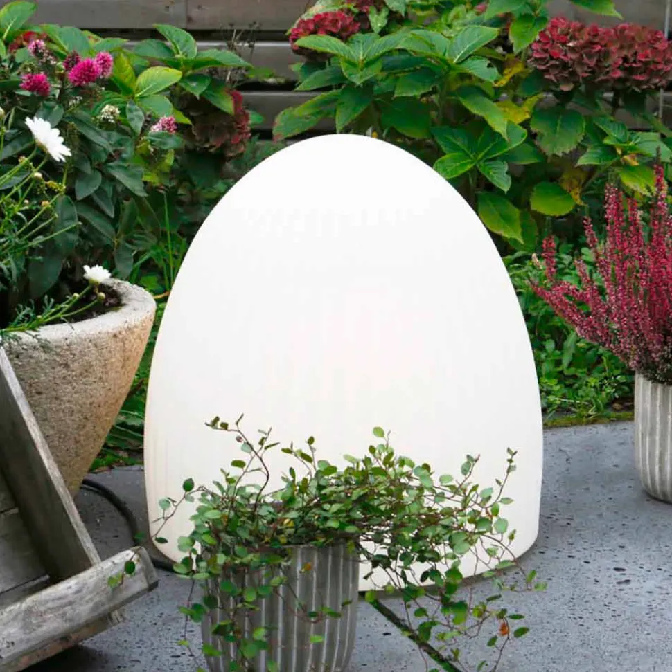 Lampada da Terra in Polietilene Attacco Led, Solare o E27 Design - Massostar