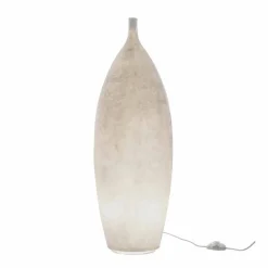 Lampada da terra moderna in nebulite In-es.artdesign Tank 2 H92cm