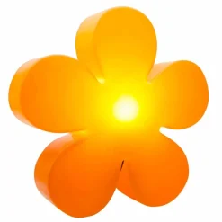 Lampada da Terra o Tavolo a Forma di Fiore Colorato, Attacco Solare - Fiorestar