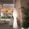 Lampada da Terra per Esterni in Polietilene con Luce Led Made in Italy - Reyes