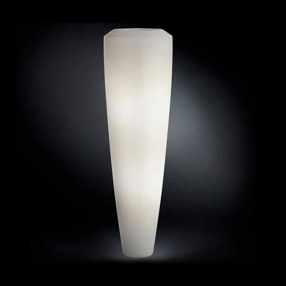 Lampada da terra per esterno in Ldpe a Led di design Obice Big