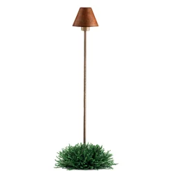 Lampada da Terra per Esterno in Ottone e Rame Made in Italy - Spada