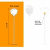 Lampada da Terra per Interno di Design a Fiore in Plastica - Baby Love by Myyour
