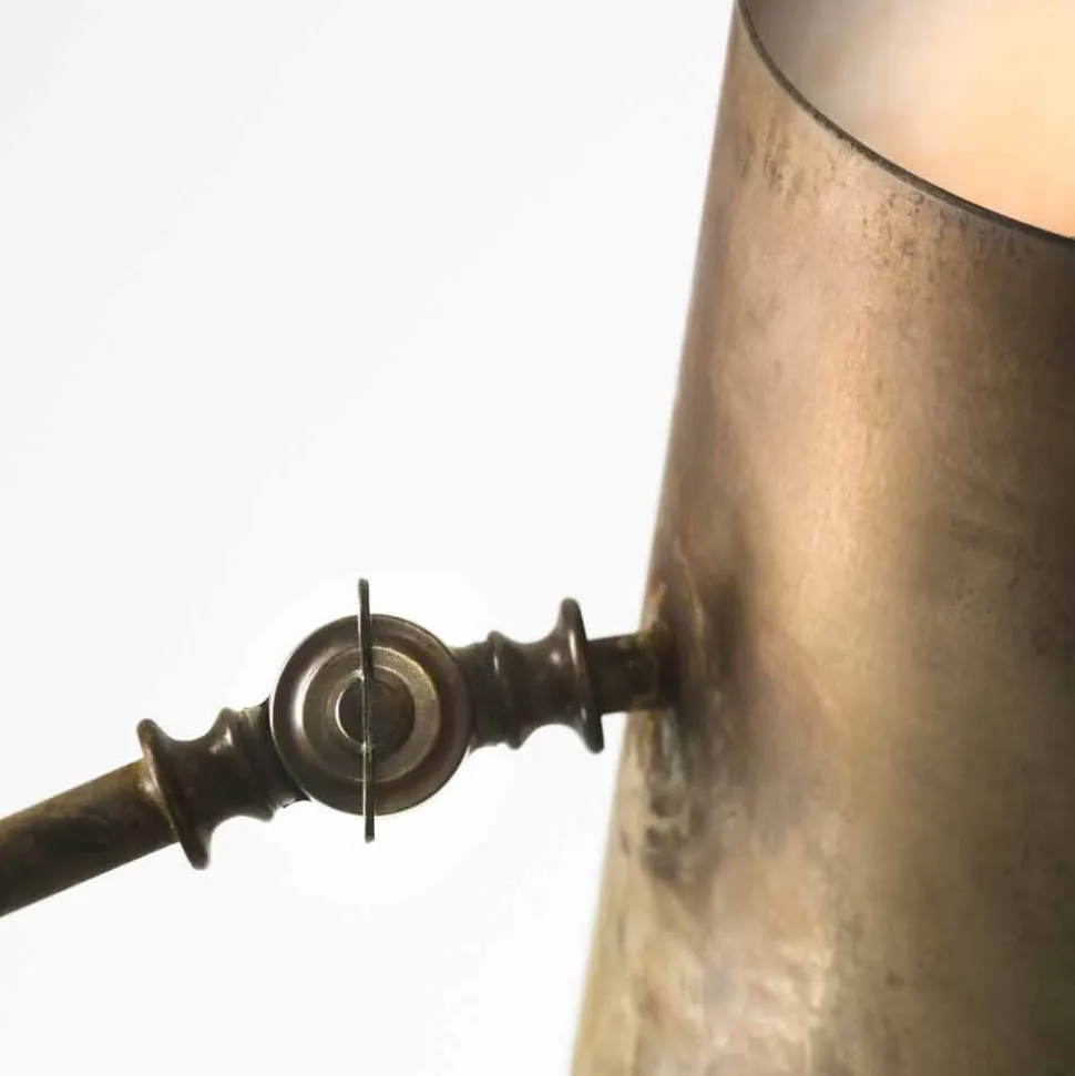 Lampada da terra stile industriale regolabile Reporter Il Fanale