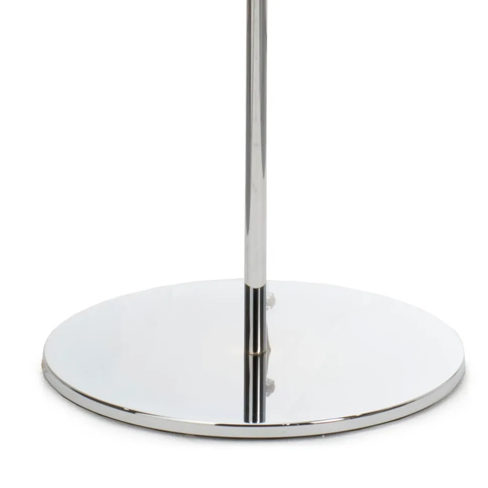 Lampada da Terra su Piantana in Vetro Incamiciato Bianco Made in Italy - Isotta