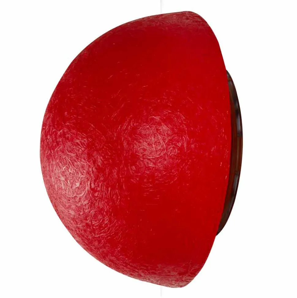 Lampada di design a muro In-es.artdesign Button in colorata nebulite