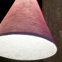 Lampada di design a muro In-es.artdesign Jazz A Stripe lana colorata