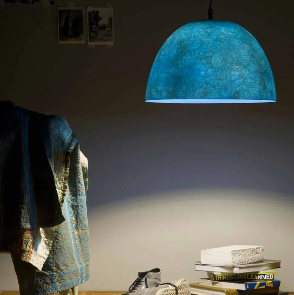 Lampada di design a sospensione In-es.artdesign H2o Nebulite colorata