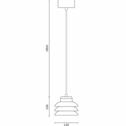 Lampada di design a sospensione in ceramica rosso made in Italy Asia