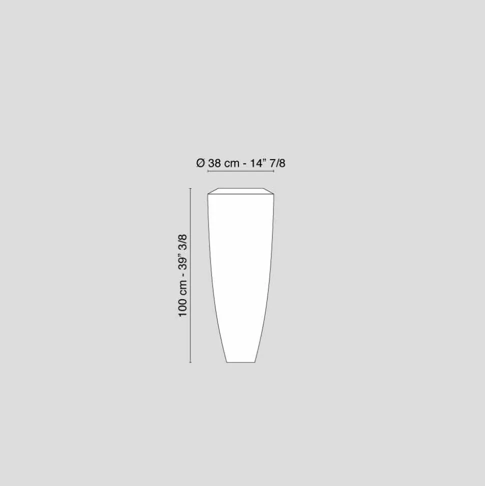 Lampada di design da terra a Led per interni in Ldpe Obice Small