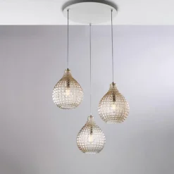 Lampada di Design in Vetro e Metallo Made in Italy per Arredare con Stile - Atlas
