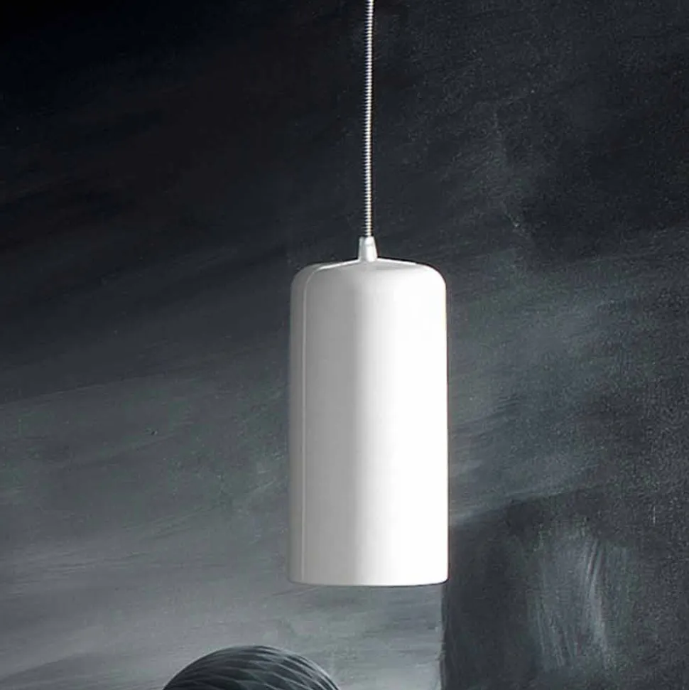 Lampada di design sospesa In-es.artdesign Candle 1 in colorata laprene