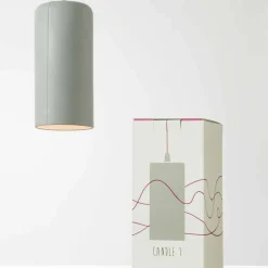 Lampada di design sospesa In-es.artdesign Candle 1 in colorata laprene