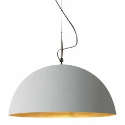 Lampada di design sospesa In-es.artdesign Mezza Luna Cemento vernice