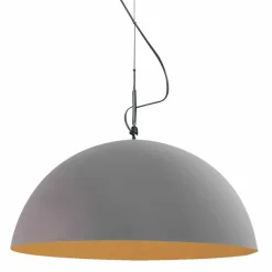 Lampada di design sospesa In-es.artdesign Mezza Luna Cemento vernice