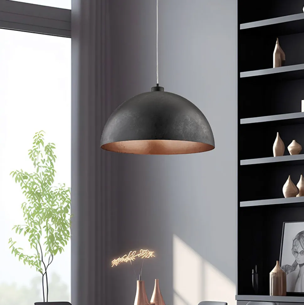 Lampada Elegante in ceramica e Metallo Made in Italy per Interni Raffinati - Deneb