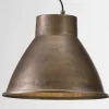 Lampada industriale a sospensione in ferro Loft Media Il Fanale