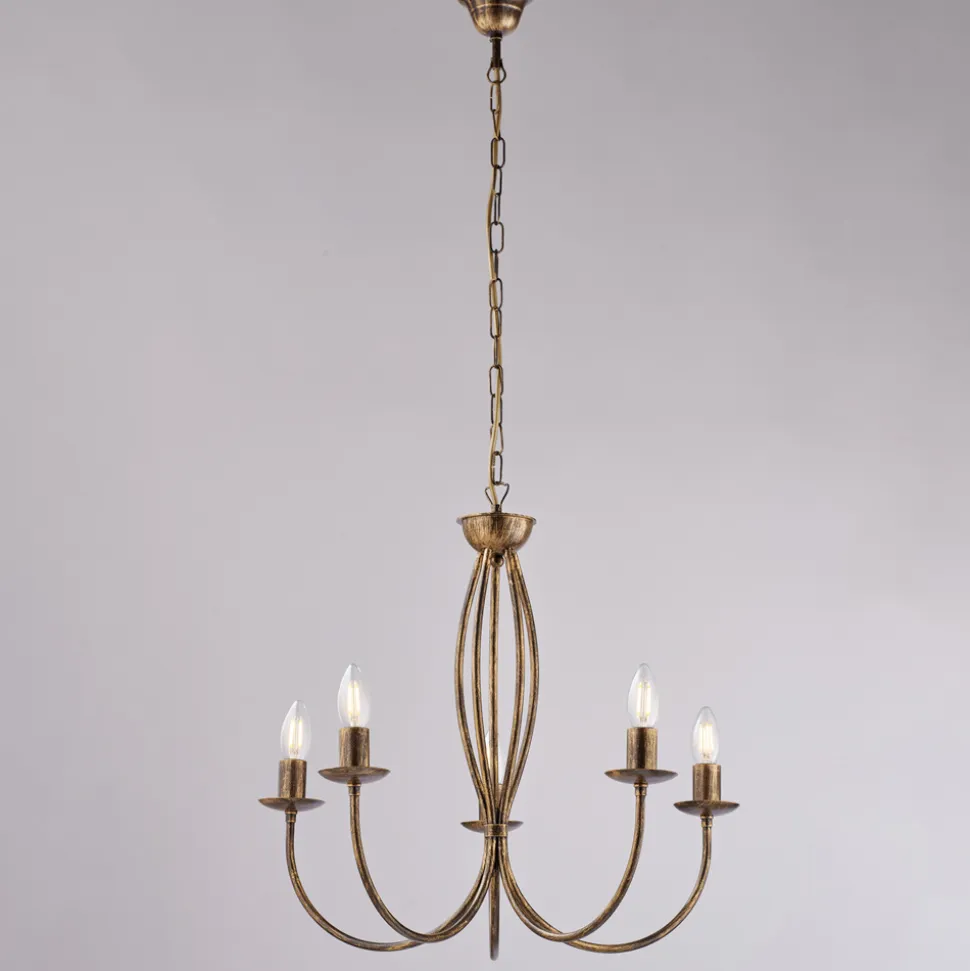 Lampada in metallo stile shabby per arredare con eleganza – Roccia