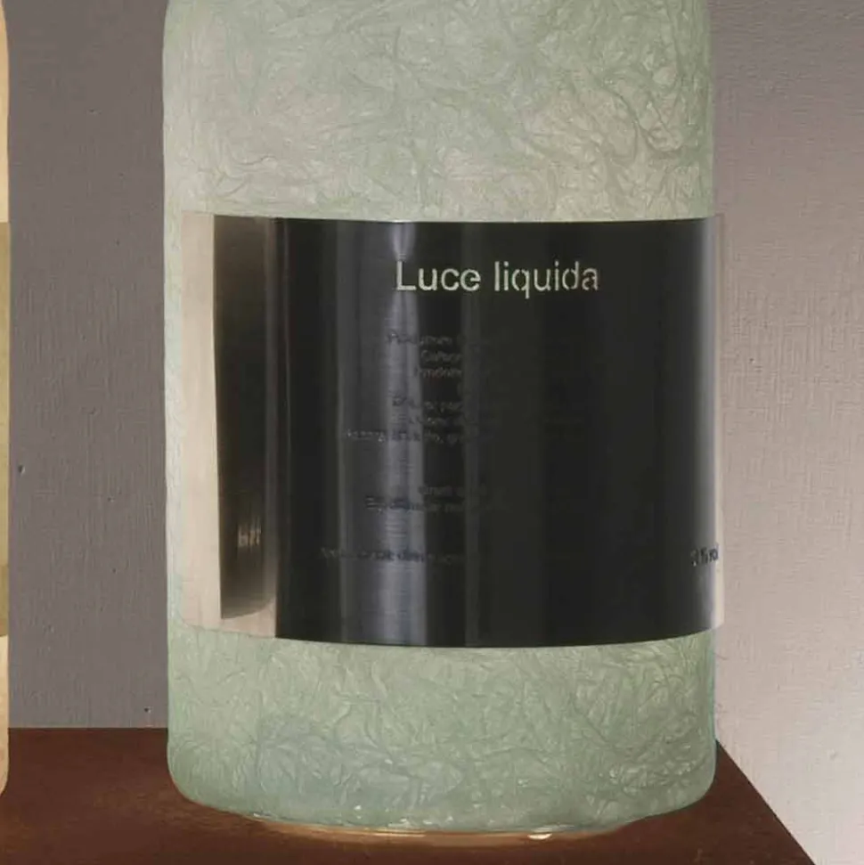 Lampada in nebulite colorata da tavolo In-es.artdesign Luce Liquida1