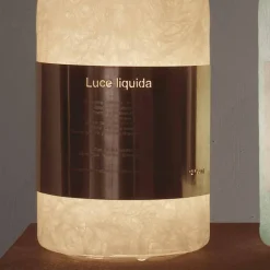 Lampada in nebulite colorata da tavolo In-es.artdesign Luce Liquida1