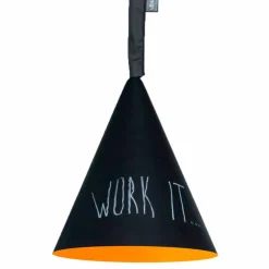Lampada in resina a sospensione In-es.artdesign Jazz Lavagna moderna