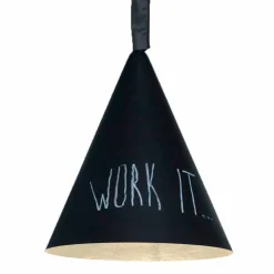 Lampada in resina a sospensione In-es.artdesign Jazz Lavagna moderna