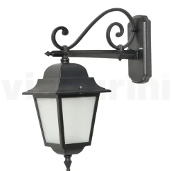 Lampada in Vetro con Struttura in Alluminio Pressofuso Made in Italy - Scintilla
