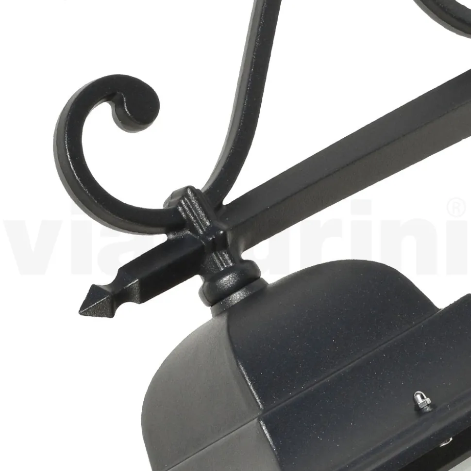 Lampada in Vetro con Struttura in Alluminio Pressofuso Made in Italy - Scintilla
