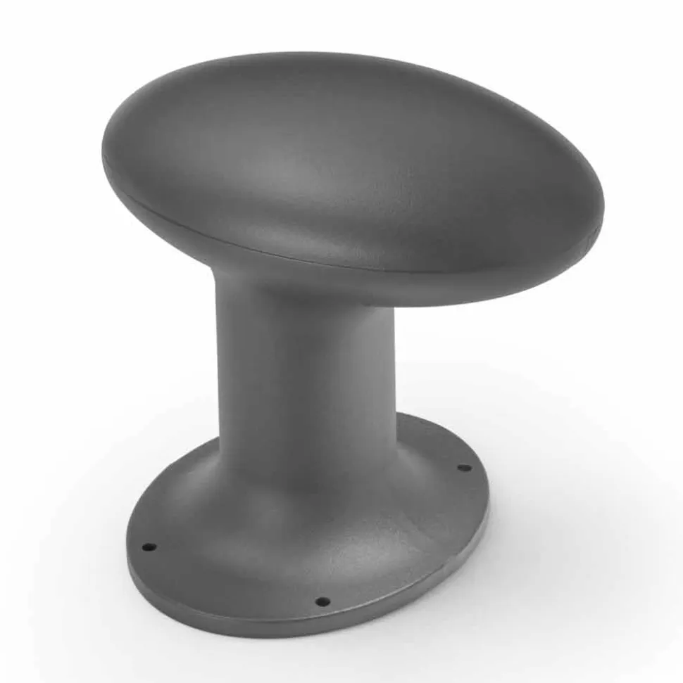 Lampada Led da Giardino in Ghisa Grigio o Marrone di Design - Bitta by Il Fanale