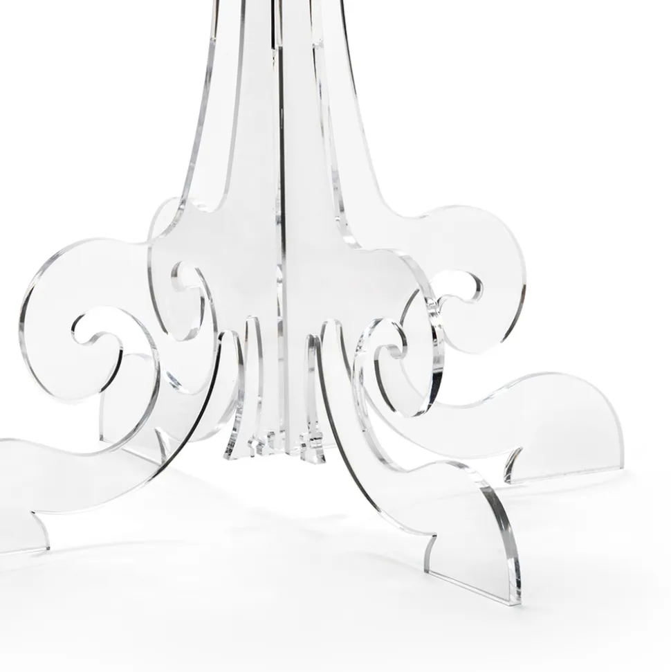 Lampada Led da Tavolo in Plexiglass Trasparente Made in Italy - Odette