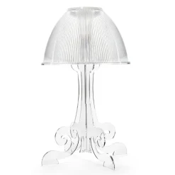 Lampada Led da Tavolo in Plexiglass Trasparente Made in Italy - Odette