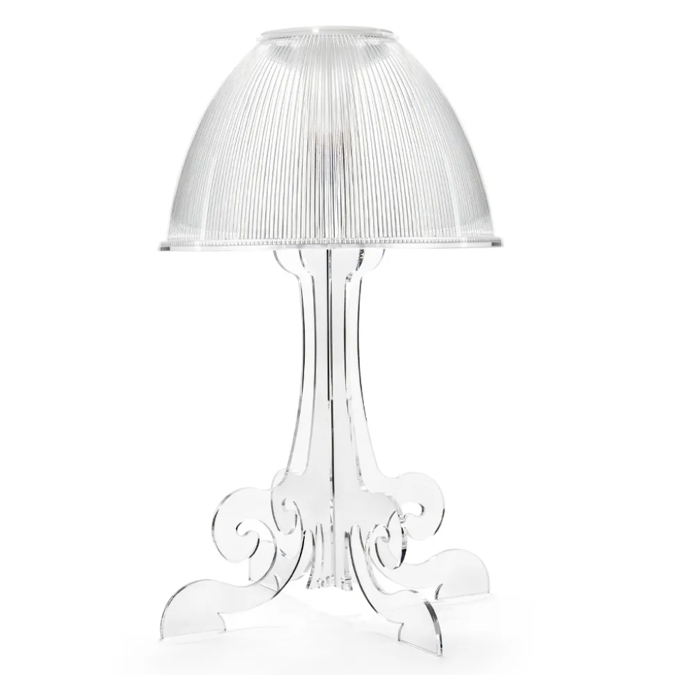 Lampada Led da Tavolo in Plexiglass Trasparente Made in Italy - Odette