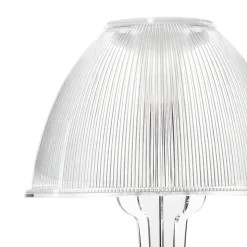 Lampada Led da Tavolo in Plexiglass Trasparente Made in Italy - Odette