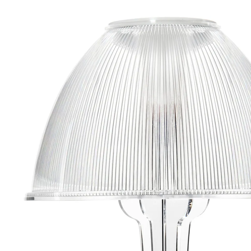 Lampada Led da Tavolo in Plexiglass Trasparente Made in Italy - Odette