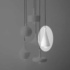 Lampada LED Sospesa in Ceramica di Design – Lustrini L2 Aldo Bernardi
