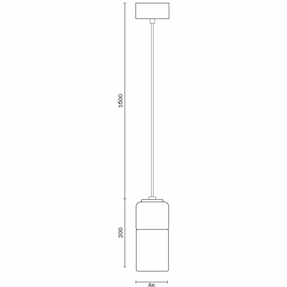 Lampada moderna a sospensione in ceramica bicolore made in Italy Asia